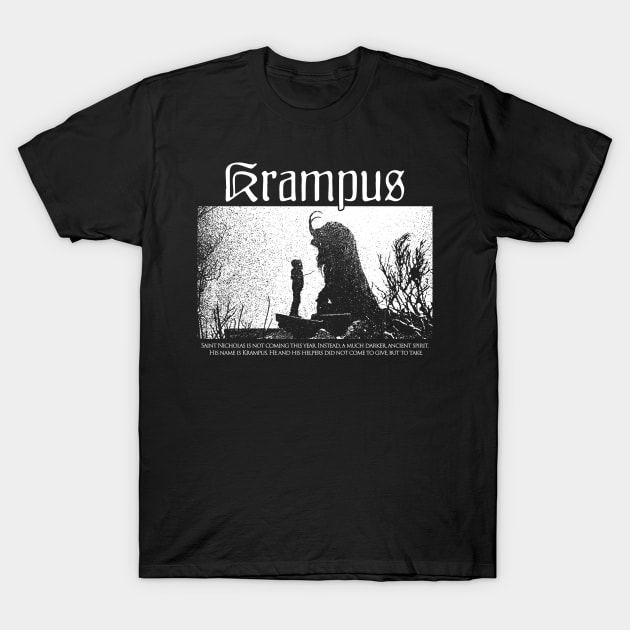 Krampus T-Shirt by nickbaileydesigns